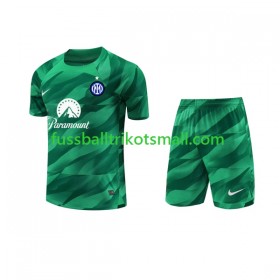 Fußballtrikots Inter Mailand Torwart Kinder 2023-2024 Kurzarm Auswärts-trikot kaufen